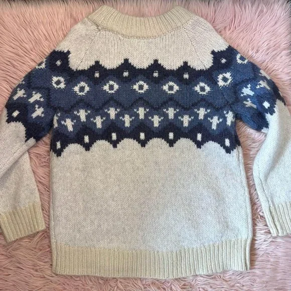 Aerie Chunky Knit Oversized Nordic sweater size small - Picture 7 of 7